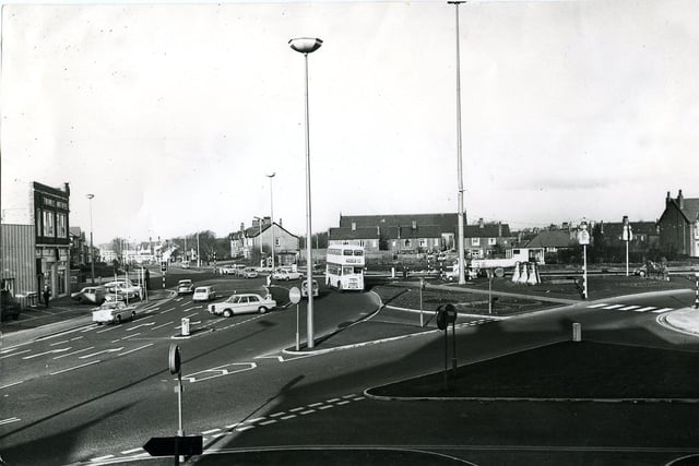 The new road layout at Oxford Square had just been completed when this photograph was taken in December 1967