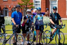 Around 500 cyclists supported Trinity Hospice by taking part in the first Beaverbrooks Bike Ride for three years