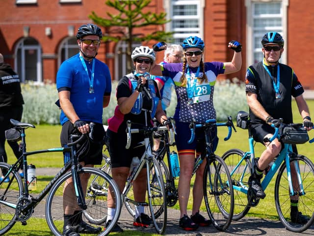 Around 500 cyclists supported Trinity Hospice by taking part in the first Beaverbrooks Bike Ride for three years