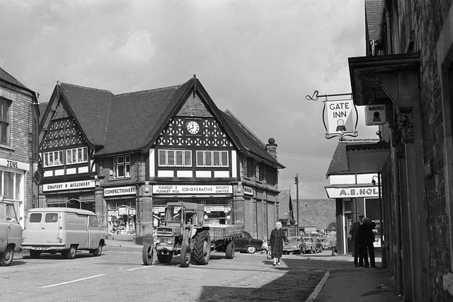 The Gate Inn still stands - but everything else looks very different more than 50 years later.