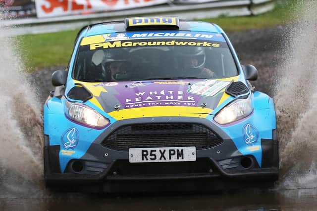 Hambleton's Paul Murro and Callum Cross in the 2023 Neil Howard Stages event at Oulton Park, Cheshire Picture: www.pro-rally.co.uk