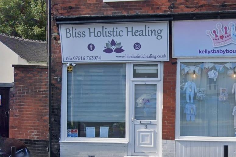 Bliss Holistic Healing on Vicarage Lane has a 5 out of 5 rating from 65 Google reviews
