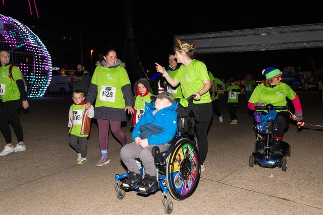 Walkers set off on the Memory Walk along Blackpool Promenade in aid of Trinity Hospice. Photo: Kelvin Lister-Stuttard