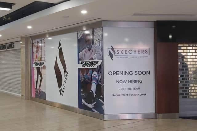 The new Skechers store opens October 28, 2022