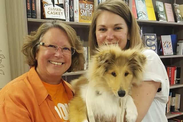 Pictured left to right: Carolyn and Katie, co-founders of Storytellers, Inc.