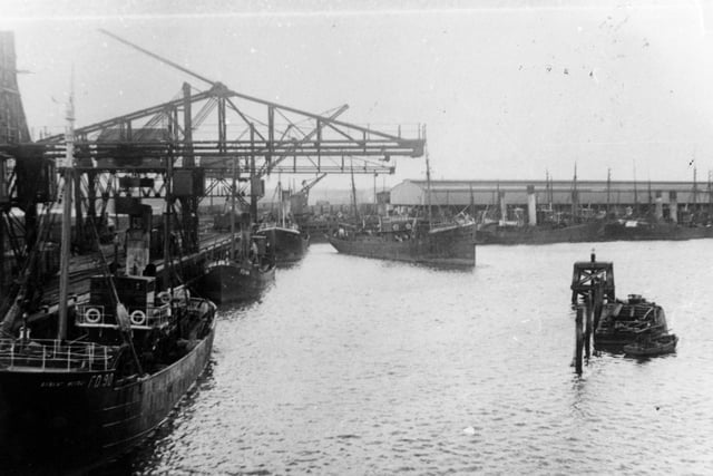 Fleetwood Docks in bygone days