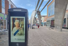 Her Majesty is commemorated at Birley Street in Blackpool town centre