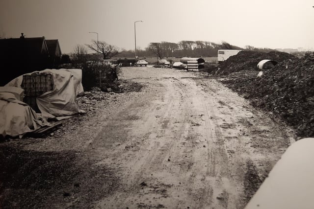 Amounderness Way looking from Victoria Road towards Linden Avenue in 1978