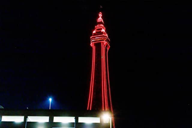 The Blackpool Tower.