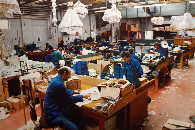 The workshop and assembly section at Chelson, Blackpool