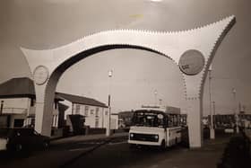 This was how the Welcome Arch looked in 1991