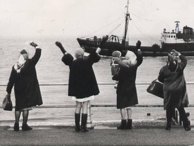A poignant image from Fleetwood's fishing hayday