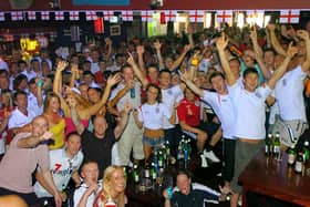 A full house at Cahoots Bar for the World Cup game against Paraguay in 2006. We won... 1-0