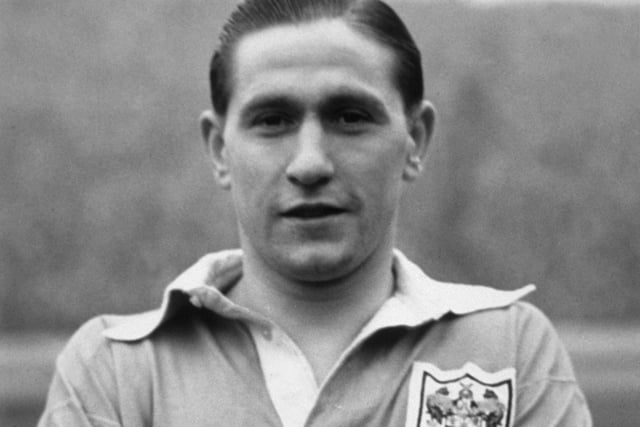 Stan Mortensen pictured in December 1947. He was indeed a legendary player and most famous for his part in the 1953 FA Cup Final where he became the only player ever to score a hat-trick in a FA Cup Final