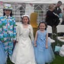 It was a big day for Pixie Hammond, the Thornton Cleveleys Rosebud Queen, and her retinue. Pictured are (from left) Lilah Cross, Clayton Hammond (Prince Charming), Pixie Hammond (Rose Queen) and Jessica Farrell