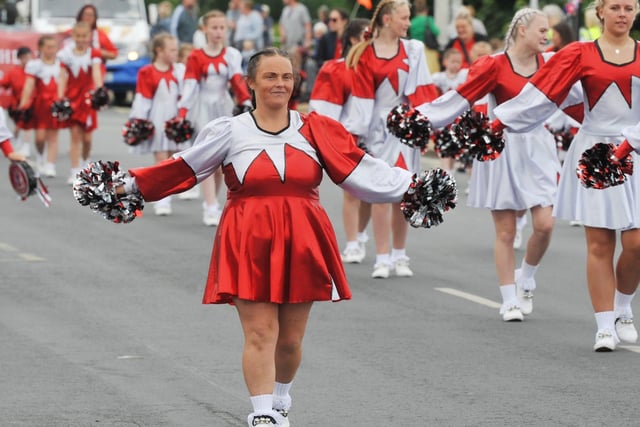 People lined the streets to watch the parade of floats and fancy dress at the Fleetwood Carnival 2022.