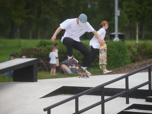 Opening of the new skate park in Stanley Park