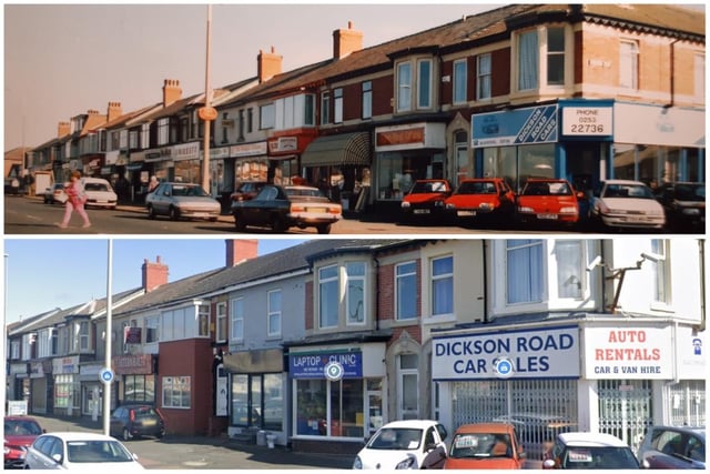 Car sales still dominates on the corner of Carshalton Road in these scenes from 1993 and 2022