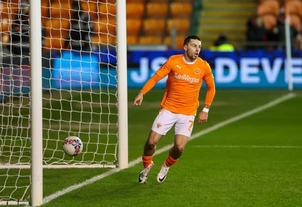 Owen Dale scored the opening goal for Blackpool