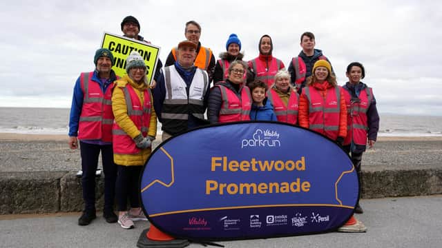 The Fleetwood Parkrun team meet at the promenade every Saturday