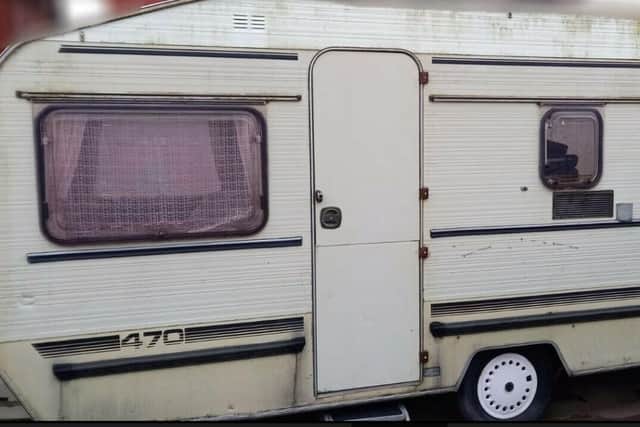 The old caravan which went down a storm on eBay
