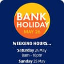 Bank Holiday Hours