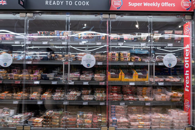 Aldi's super weekly offers have  been moved. Just one of the aisles in the recently refurbished Aldi in Poulton-le-Fylde. Photo: Kelvin Stuttard