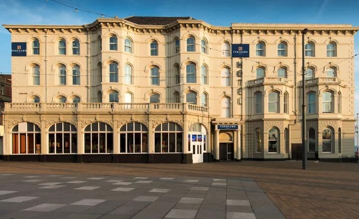 Forshaws Hotel, Talbot Square (three stars )is 0.2 miles to Blackpool Tower and scored 7.4 out of 10 from 616 reviews