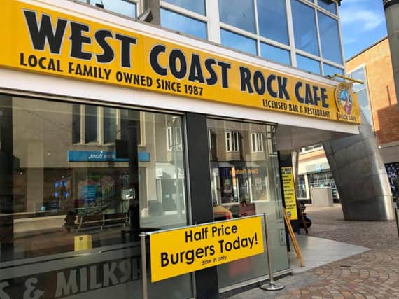 The West Coast Rock Cafe on the corner of Abingdon Street and Birley is a Blackpool icon, established in 1987 and serving burgers, steaks, Mexican dishes and much more. Recently extended into the ground floor premises, it's directly across from the Opera House and just up the road from the Grand Theatre, so handy for a bite just before a show and there are half prices burger and steak nights through the week.