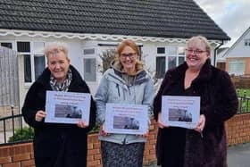 Fleetwood MP Cat Smith (centre) campaigned to have the mobile breast screening unit moved to Fleetwood - but 60 per cent of women in the town have not made appointments, with time running out before it is moved