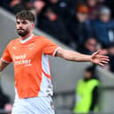 Tom Bloxham was signed from Shrewsbury Town. He’s been tasked with leading the line for Blackpool after the sale of Kyle Joseph. 