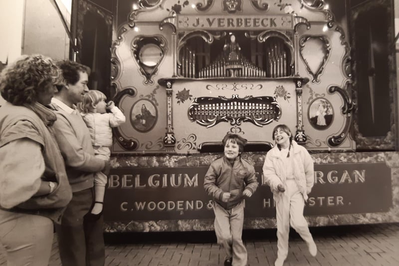 A fairground organ was an entertaining attraction in the 80s