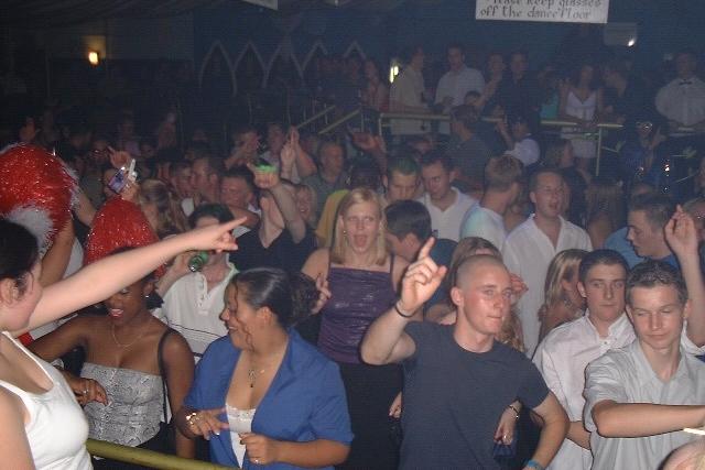 The dance floor was as packed as this every week