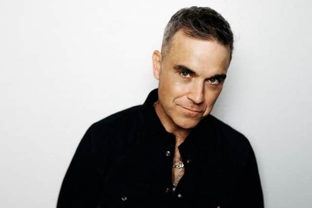 Let him entertain you ... Robbie Williams is coming to Manchester