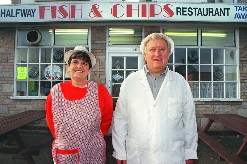 Remember John and Marjorie Tarpey? They had run the Halfway fish and chip shop for 25 years in 1999