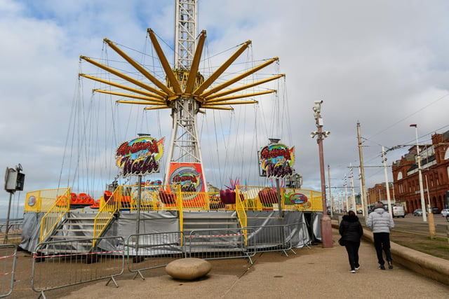 At nearly half the height of the Tower, the Star Flyer was a hit with thrill seekers when it opened on the Promenade last year.