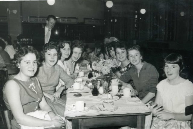 This was back in 1959, August 31st to be precise and was the retirement party for Miss J Lloyd. Do you recognise anyone?