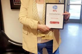 Sara Clarke, a Peer Support Co-ordinator for Acorn Recovery Projects, was amongst the four winners