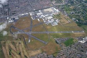 Aerial photo Blackpool Airport
