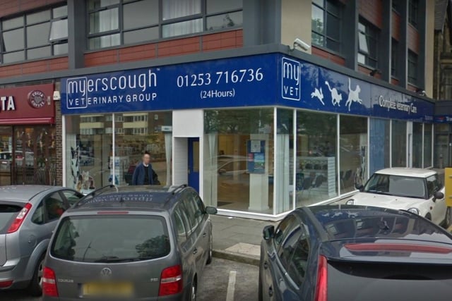 Myerscough Veterinary Group on Clifton Drive South, Lytham St Annes, has a rating of 4.6 out of 5 from 69 Google reviews