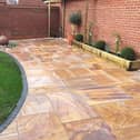 Cleaning patios and paving slabs without a pressure washer can be effectively achieved with some simple hacks. Photo: Paving Shopper