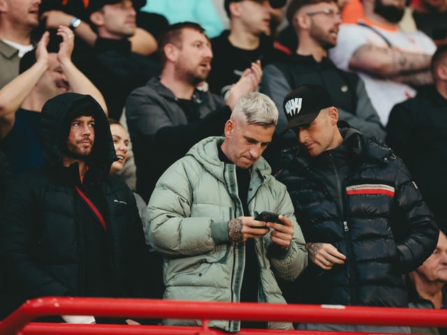 Seasiders supporters made the midweek trip to Oakwell.