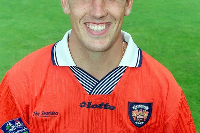 Defender and team captain Tony Butler who played for Blackpool from 1996–1999 and again from 2005–2006