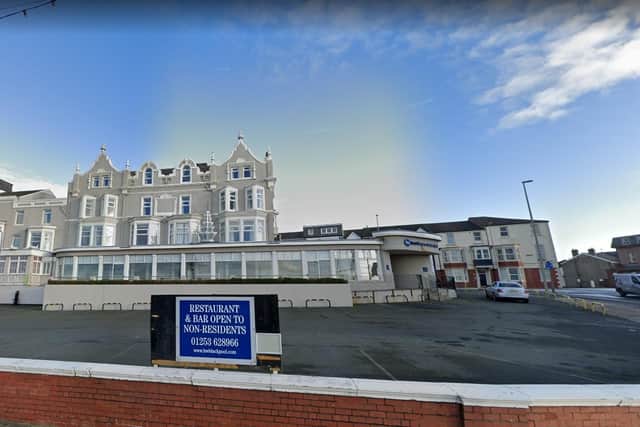A woman in her 40s was raped at the Carlton Hotel Best Western on the Promenade in Blackpool at the weekend, say police