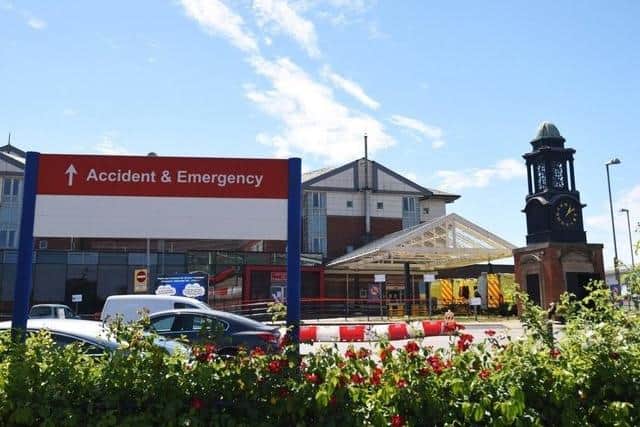 The woman was found unresponsive in the grounds of Blackpool Victoria Hospital at around 5.30am on Tuesday, June 14