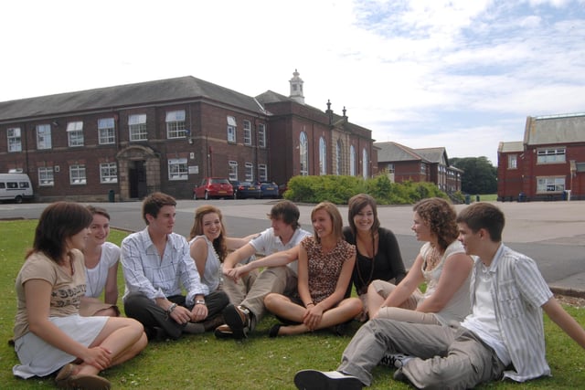 Sixth form students at Baines in 2009