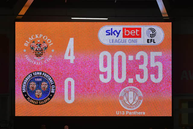 Blackpool enjoyed a good afternoon against Shrewsbury Town (Photographer Dave Howarth / CameraSport)