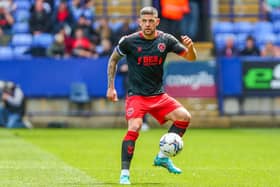 Fleetwood Town defender Danny Andrew.