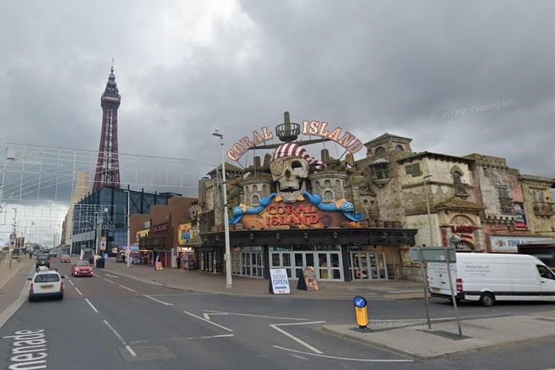 "Visit Coral Island. The largest arcade in the UK. I have lived on the Fylde Coast all of my life. Blackpool has its ups and downs like any other town" - Sharon Whiteside