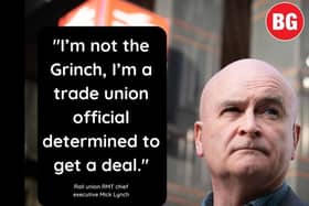 Mick Lynch, RMT Rail Union Chief Executive